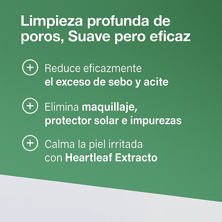 ANUA | Aceite limpiador facial control poros | Heartleaf Cleansing Oil – 20ml 2