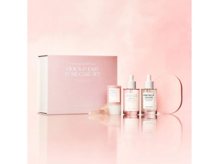SKIN1004 | Set Quick & Easy Pore Care - Mascarilla en barra + Serúm brigthing + Pore (4 piezas) 1