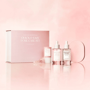 SKIN1004 | Set Quick & Easy Pore Care - Mascarilla en barra + Serúm brigthing + Pore (4 piezas)