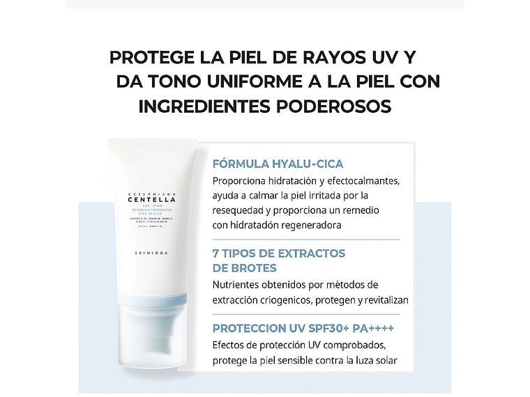 SKIN1004 | Protector Solar Hyalu Cica Water Fit Sun - 100ml 2