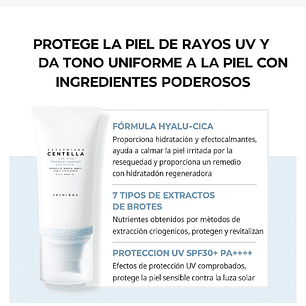 SKIN1004 | Protector Solar Hyalu Cica Water Fit Sun - 50ml