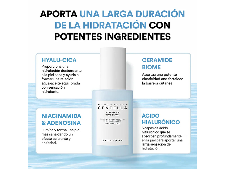 SKIN1004 | Serum hidratante intensivo lCentella Hyalu-Cica Blue - 50ml 3