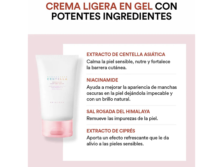 SKIN1004 | Crema gel  poros dilatados y flacidez facial Poremizing - 75ml 3