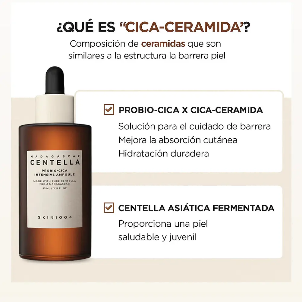 SKIN1004 Probio-Cica Intensive Ampoule 95ml | Sérum Reparador de Barrera Cutánea 3