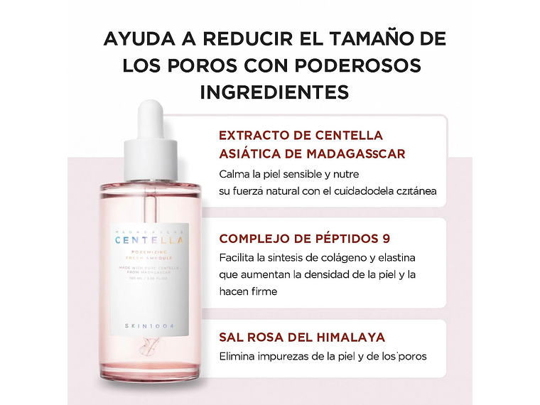 SKIN1004 | Serum control de poros Centella Poremizing Fresh - 30ml 2