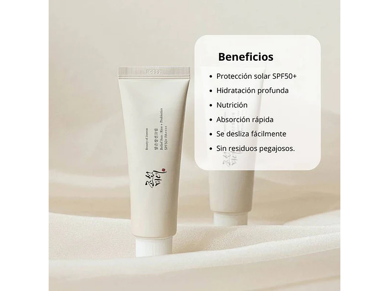Beauty of Joseon | Protector Relief Sun: Rice + Probiotics SPF50+ (50ml) 3