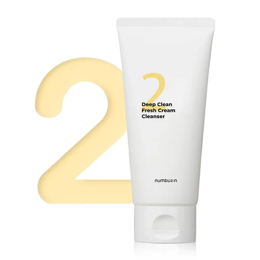 Numbuzin No.2 Deep Clean Fresh Cream Cleanser 120ml | Limpiador Facial Profundo 1