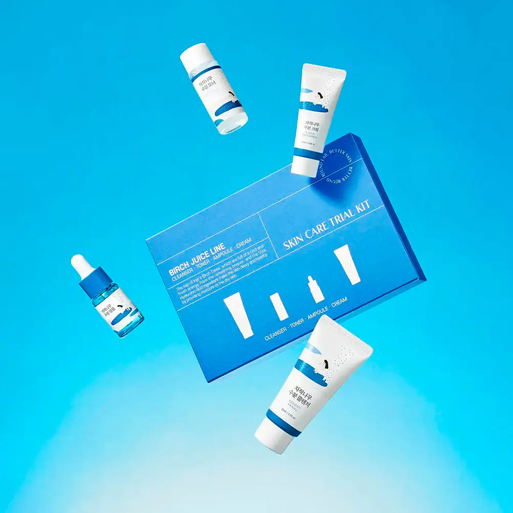 Round Lab Birch Juice Trial Kit | Kit de Cuidado Facial Hidratante 1