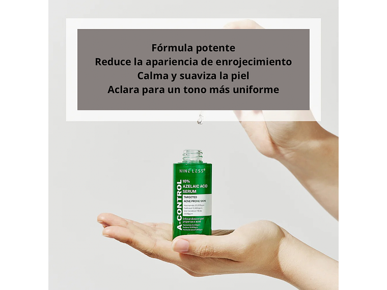 NINELESS | A-Control 10% Azelaic Acid Serum / Manchas, acné, inflamaciones - 12ml 2