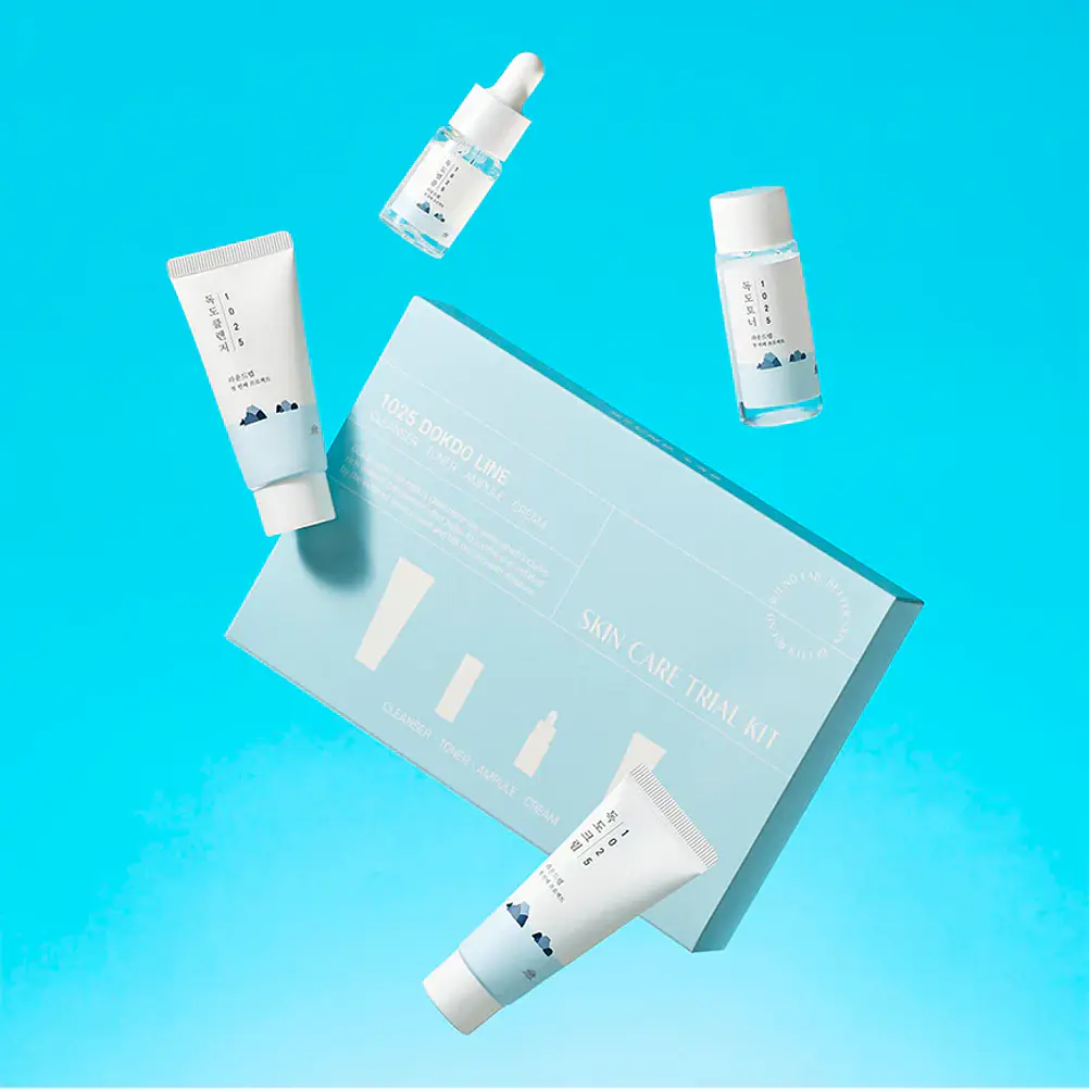 Round Lab 1025 Dokdo Trial Kit | Kit de cuidado facial 1
