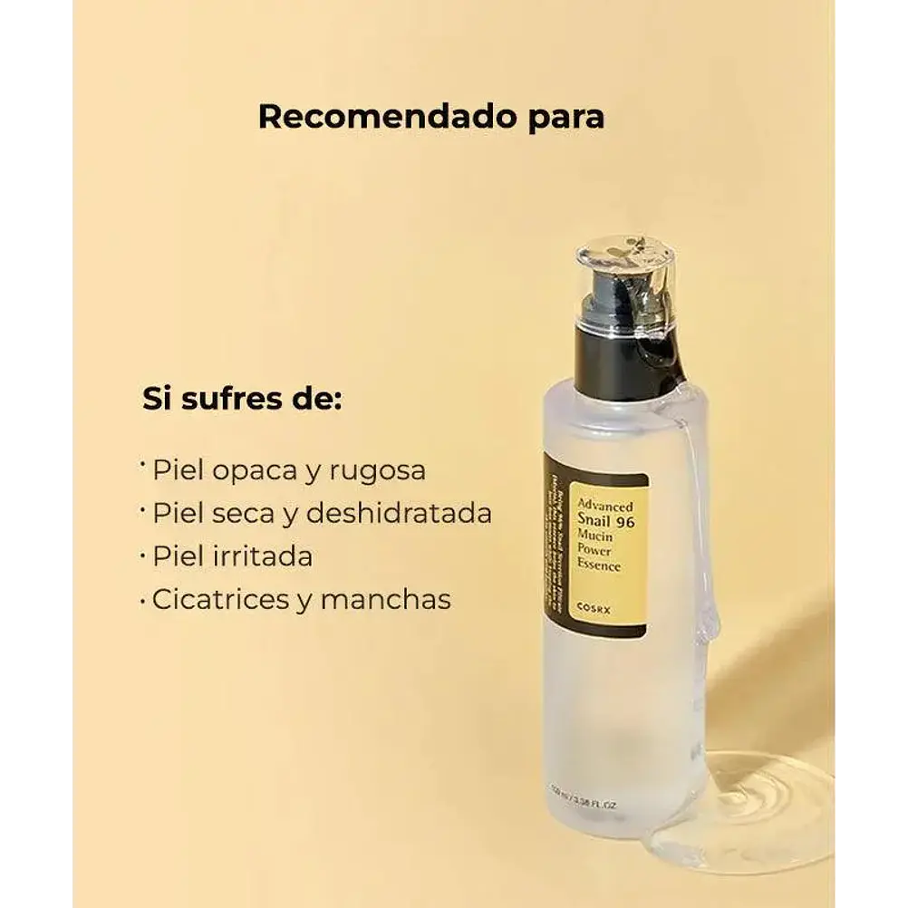 COSRX Advanced Snail 96 Mucin Power Essence 100ml | Esencia de mucina de caracol 3