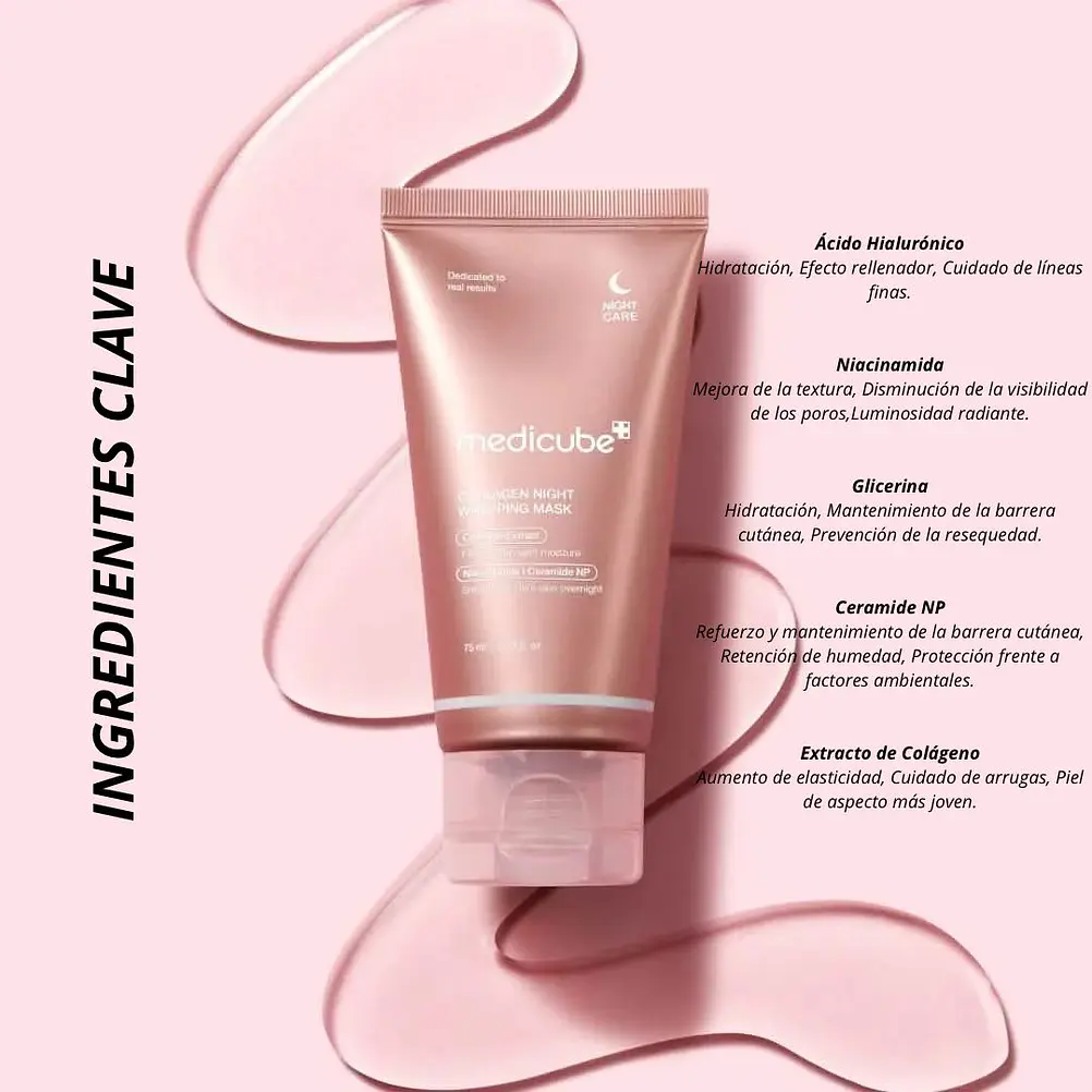 Medicube Collagen Night Wrapping Mask 75ml | Mascarilla nocturna reafirmante 3