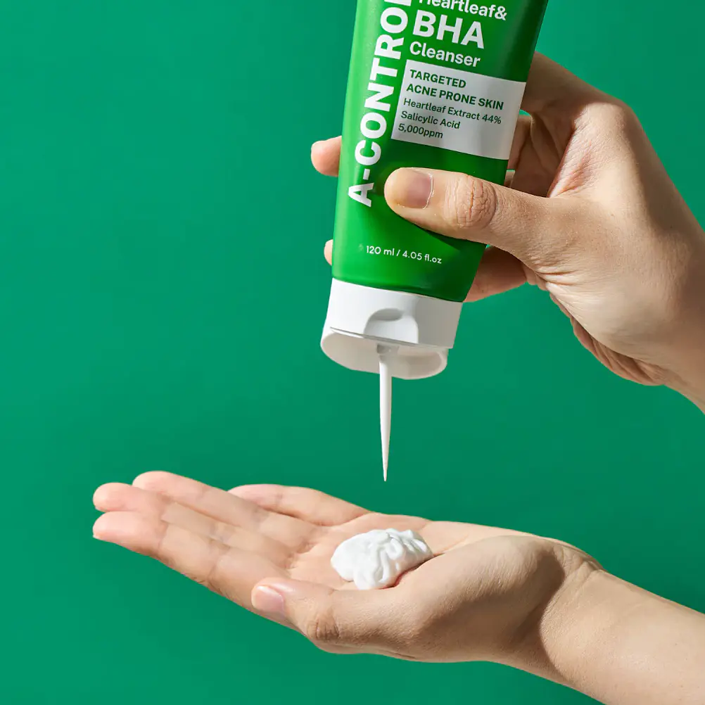 NINELESS | A Control 10%  Heartleaf & BHA / Limpiador Piel Acneica - 120ml 2