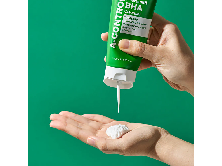 NINELESS | A Control 10%  Heartleaf & BHA / Limpiador Piel Acneica - 120ml 2