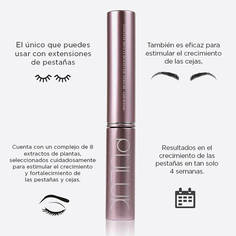 PULUK | Toxtox Multi Booster – Estimulador de Crecimiento para Pestañas y Cejas - 5 ml 3