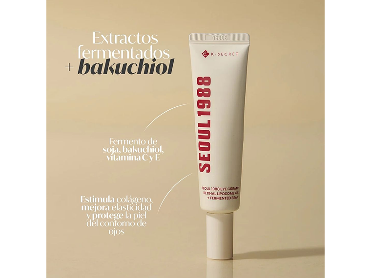 SEOUL 1988 | Retinal Liposome 4% + Fermented – Crema Contorno de Ojos Rejuvenecedor - 30ml 3