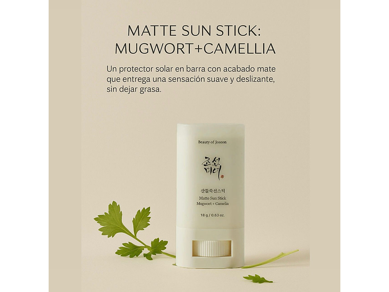 Beauty of Joseon | Matte Sun Stick SPF 50+ - Efecto Mate  - 18g 3