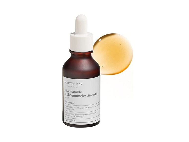 MARY & MAY | Niacinamide + Chaenomeles Sinensis – Sérum Iluminador y Seborregulador - 10 ml.  1