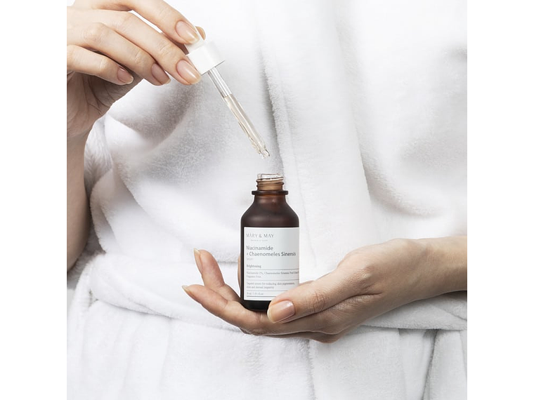 MARY & MAY | Niacinamide + Chaenomeles Sinensis – Sérum Iluminador y Seborregulador - 10 ml.  2