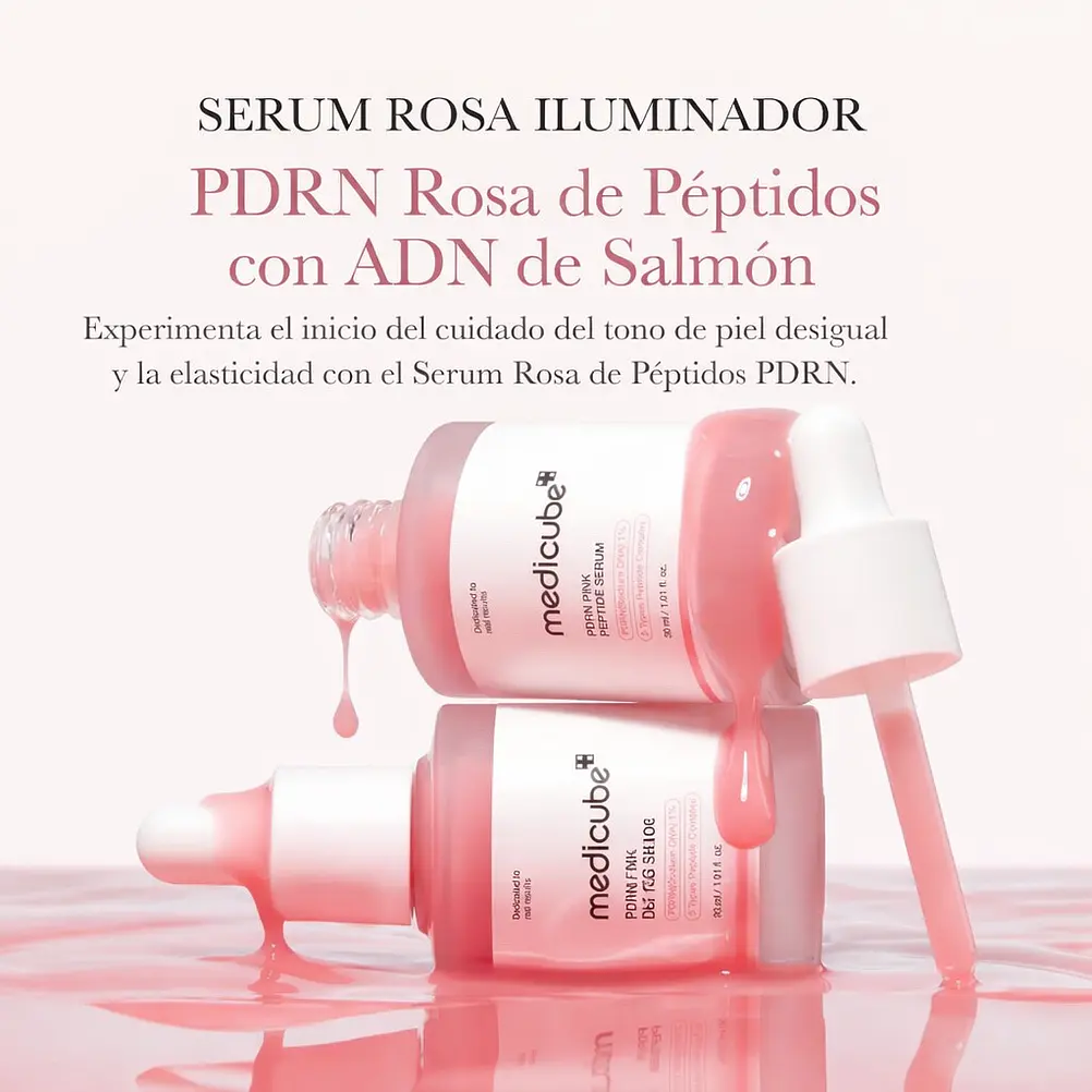 MEDICUBE PDRN Pink Peptide Serum 30ml | Sérum Reafirmante con Colágeno 2