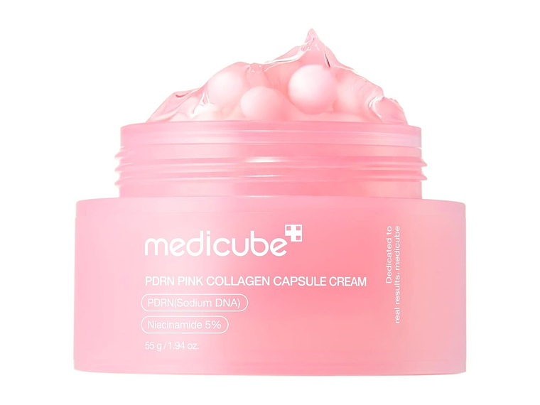 MEDICUBE | PDRN Pink Collagen Capsule Cream -Crema Reafirmante 55g 1