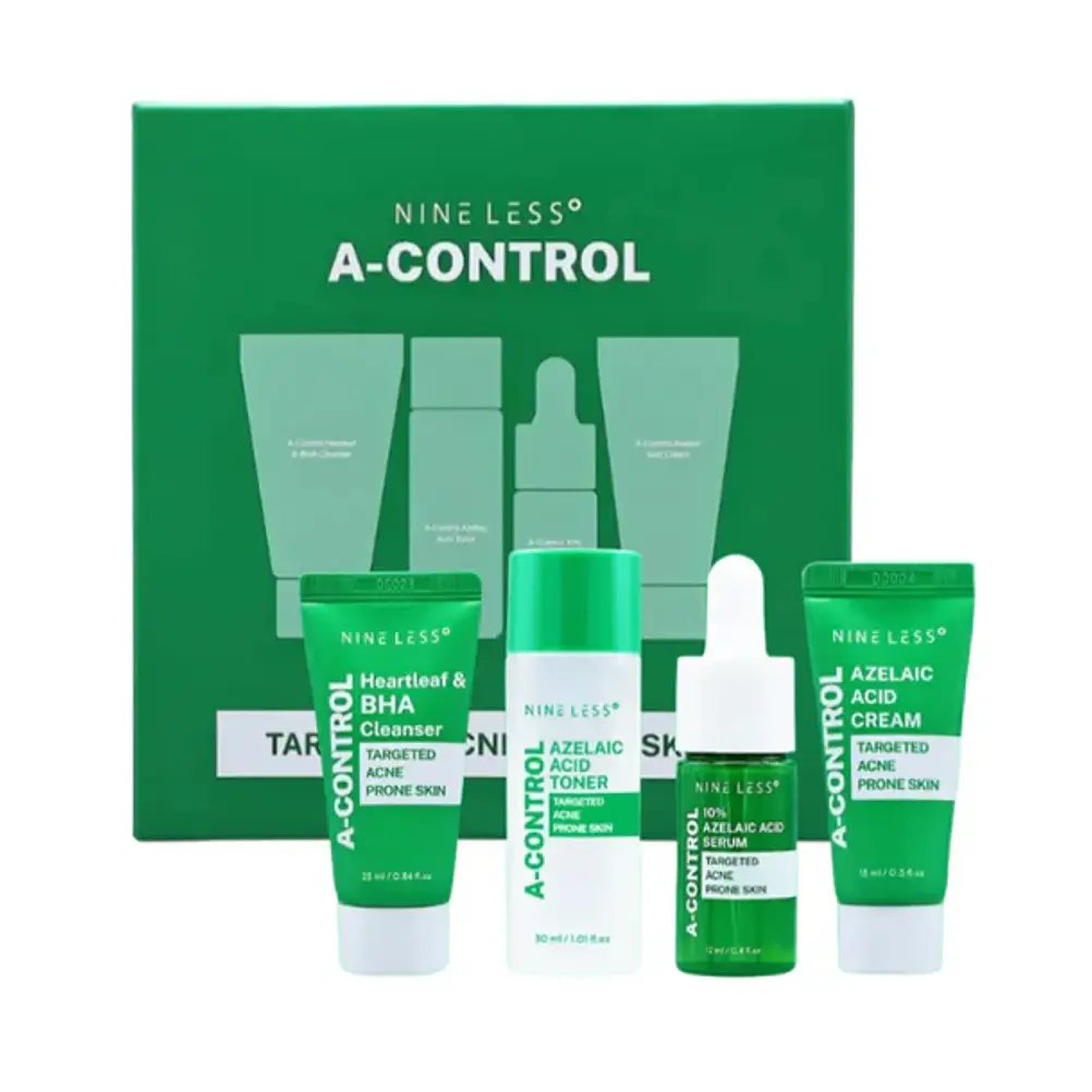 NINELESS A-Control Kit Travel Size 4 Mini Tallas | Kit Antiacné 1