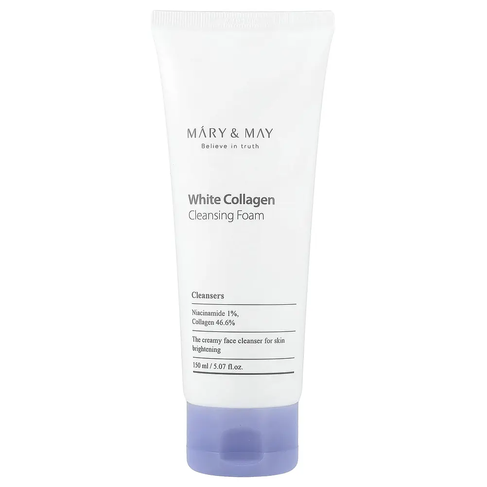 Mary & May White Collagen Cleanser 150ml | Jabón Facial Reafirmante 1