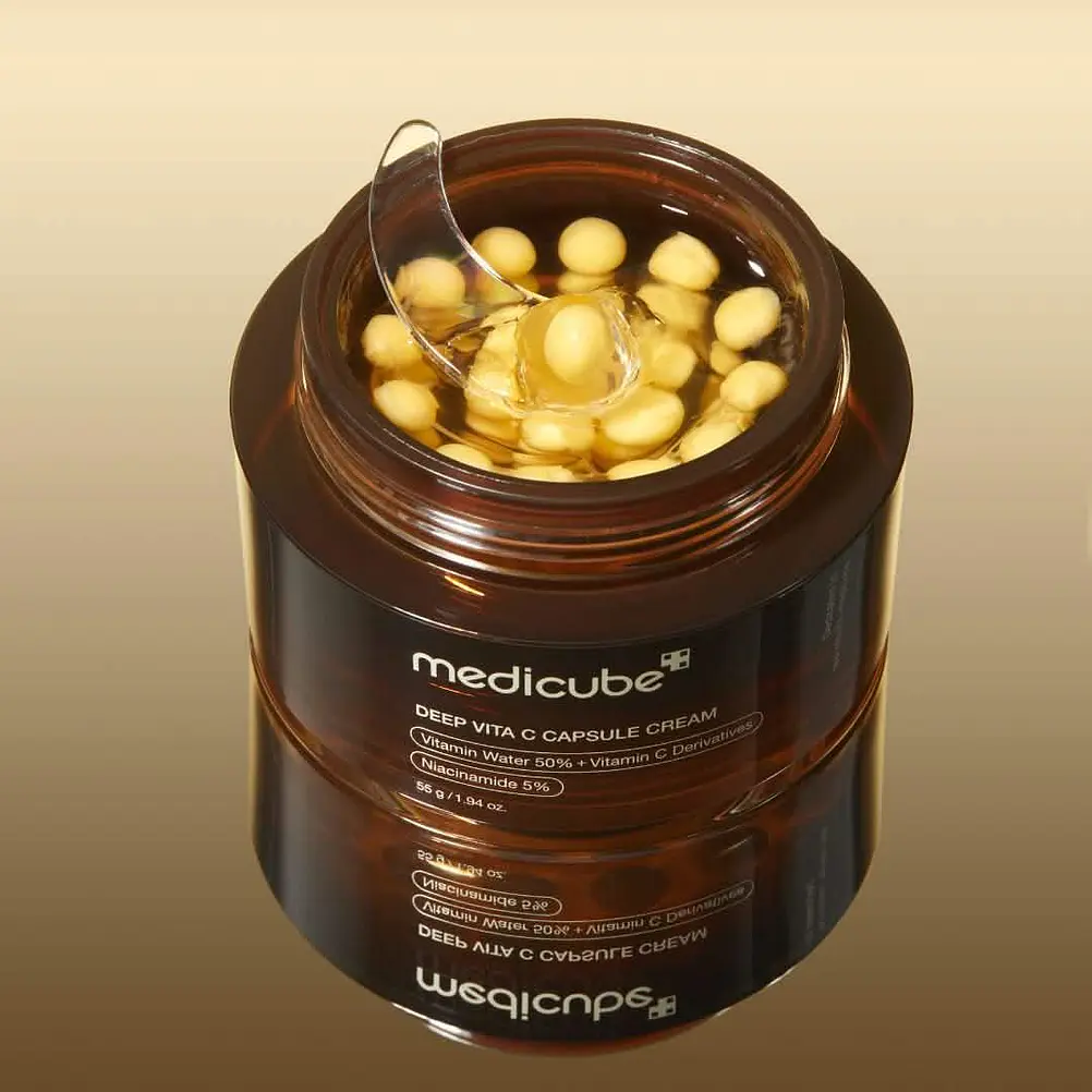 MEDICUBE Deep Vita C Capsule Cream 55ml | Crema Iluminadora 2