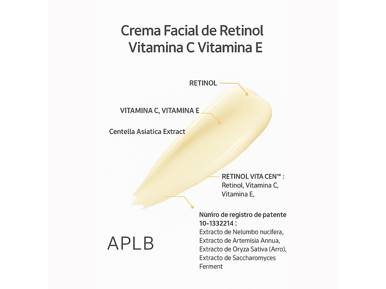 APLB | Retinol Vitamin C Vitamin E  – Crema Hidratante Revitalizante – 55ml 3