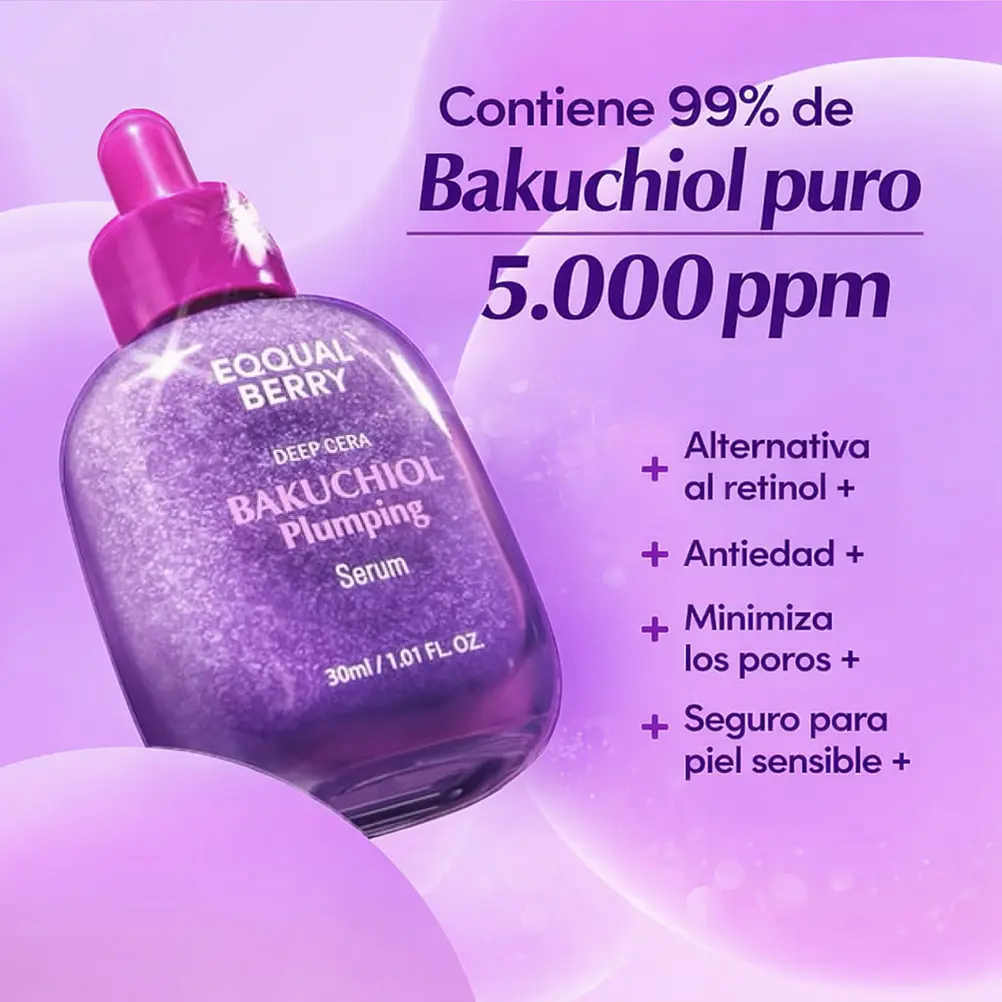EQQUALBERRY Bakuchiol Plumping Serum 30ml | Sérum antiedad con bakuchiol 3