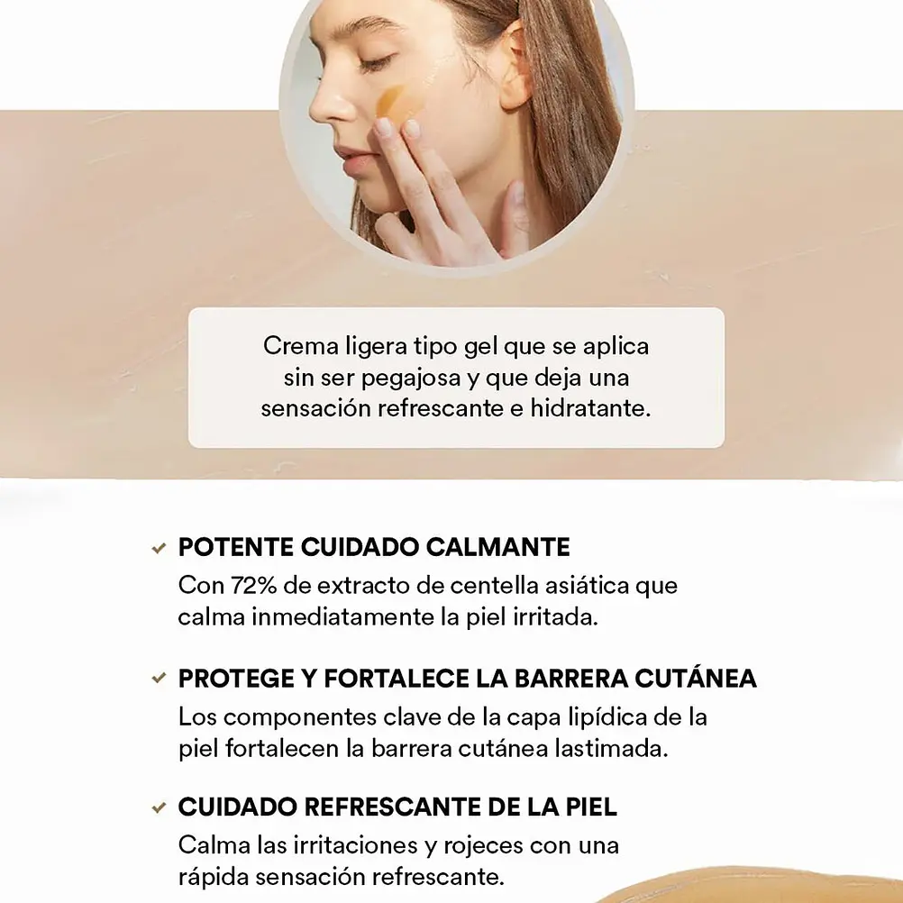 SKIN1004 Madagascar Centella Soothing Cream 75ml | Crema calmante facial 3