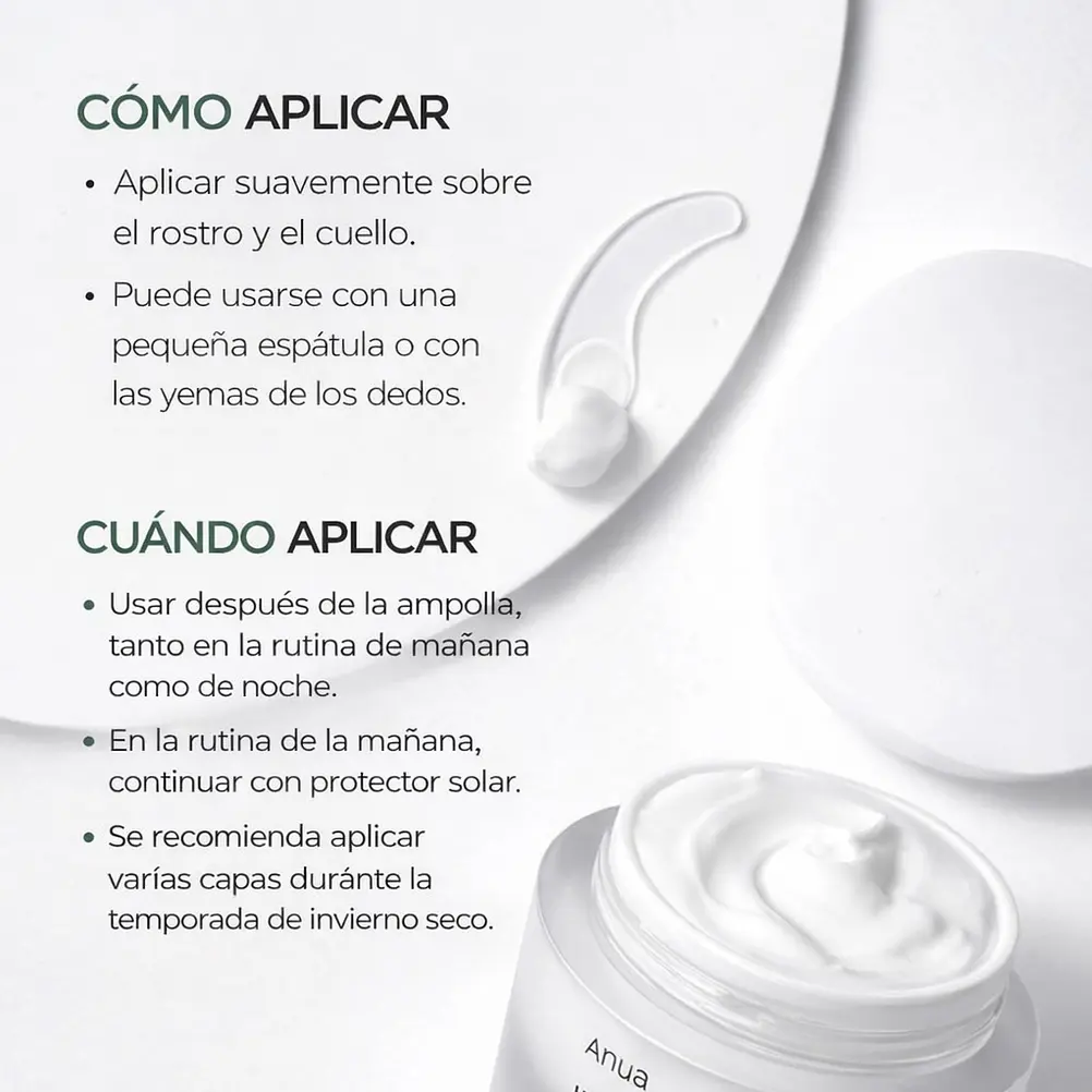ANUA Heartleaf 70% Intense Calming Cream 50ml | Crema calmante para piel sensible 2