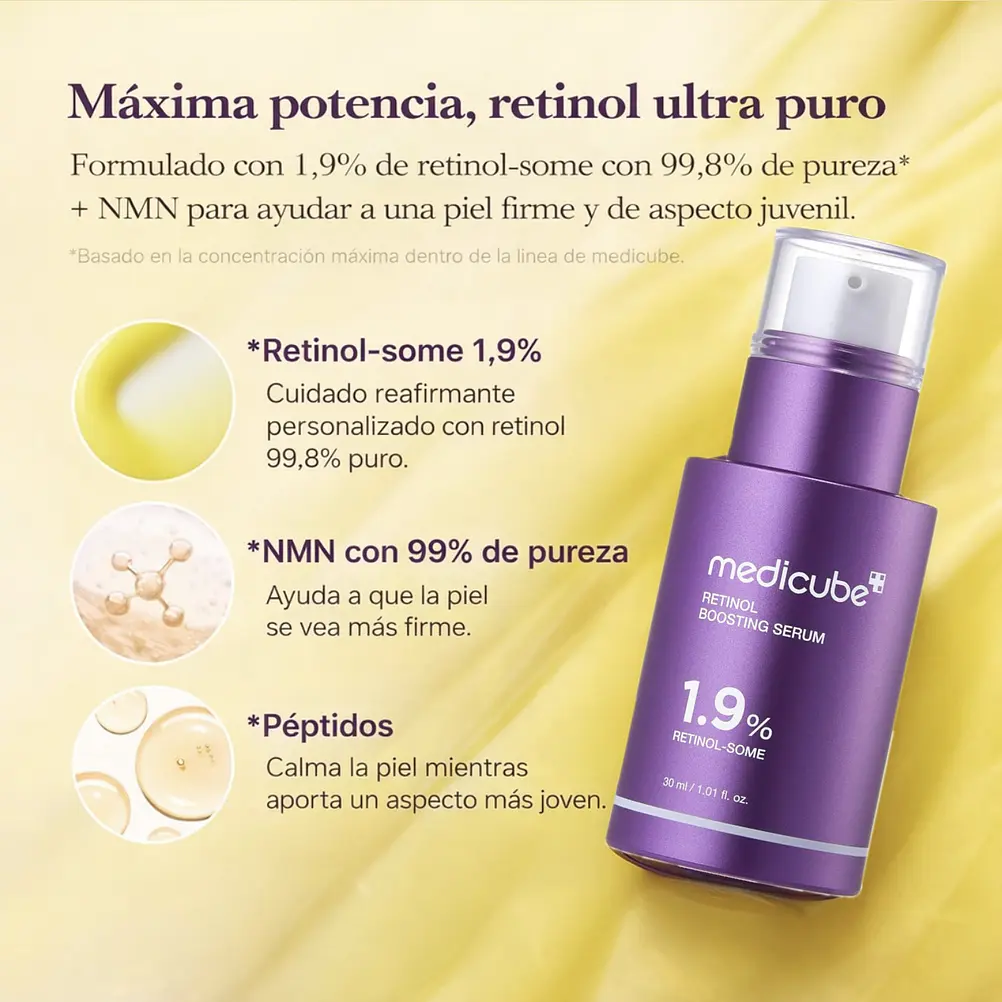 MEDICUBE | Sérum Facial Antiedad Retinol NMN Boosting – 30 ml 2