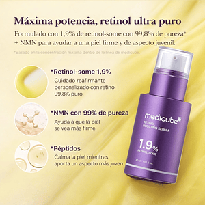 MEDICUBE | Sérum Facial Antiedad Retinol NMN Boosting – 30 ml