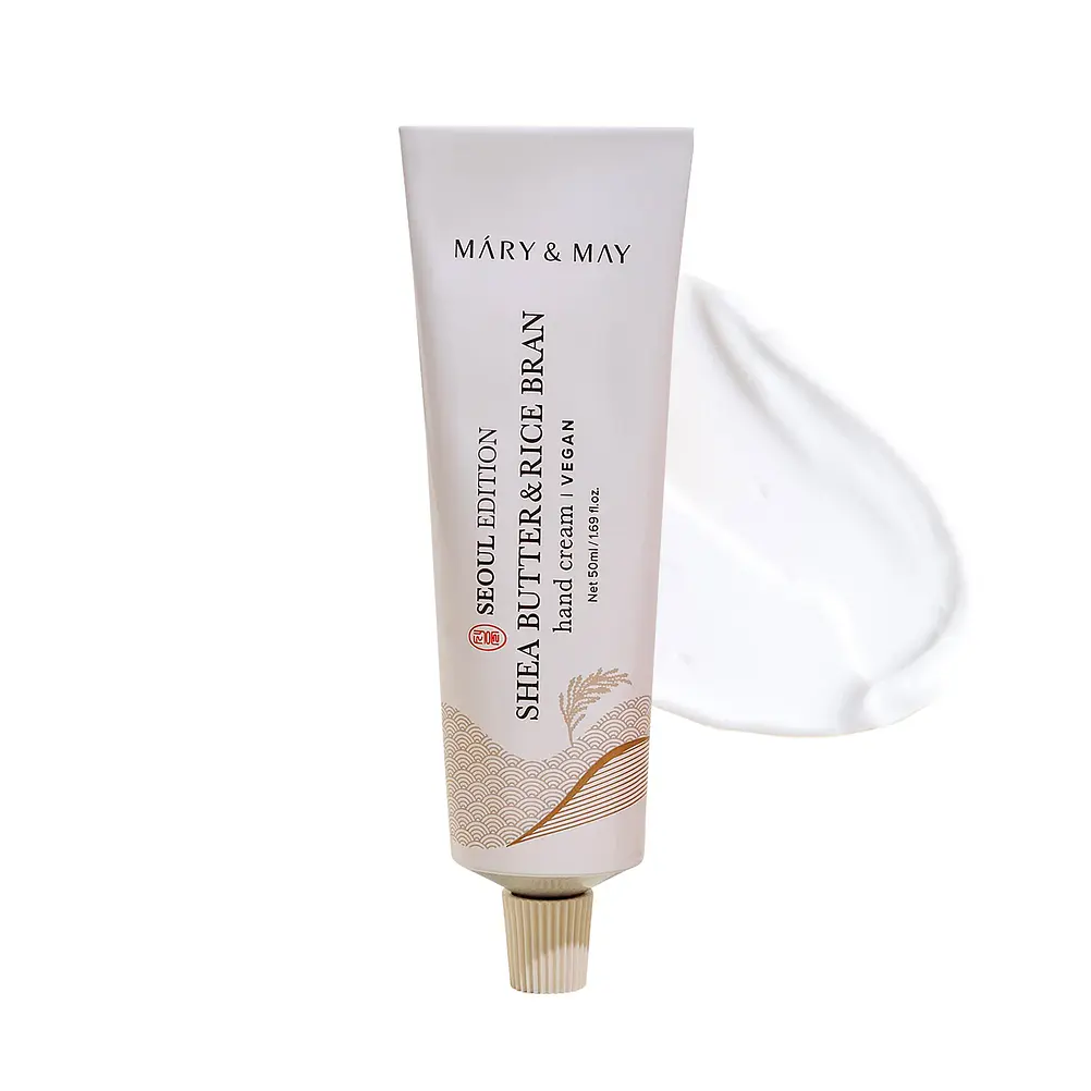 MARY & MAY Shea Butter & Rice Hand Cream 50ml | Crema de manos nutritiva 1