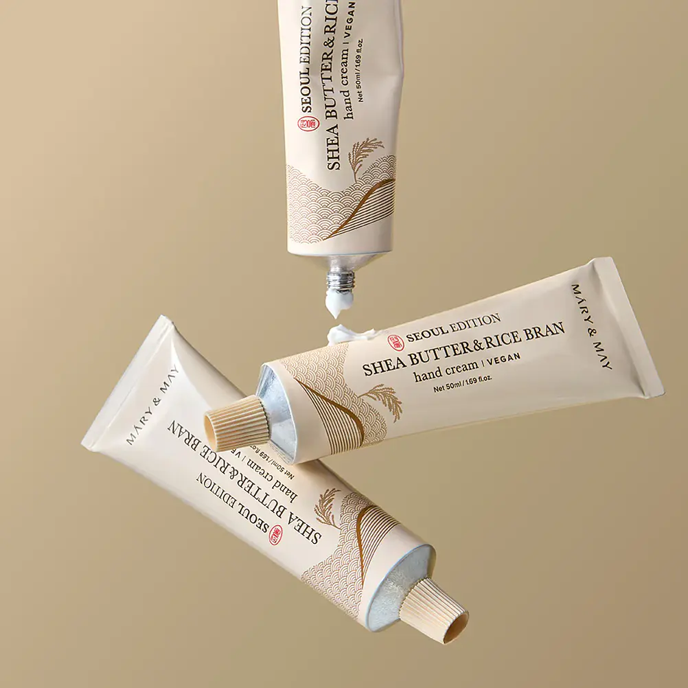 MARY & MAY Shea Butter & Rice Hand Cream 50ml | Crema de manos nutritiva 2