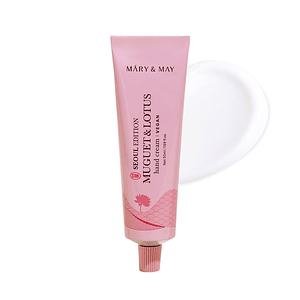 MARY&MAY | Crema de Manos Hidratante y Suavizante Muguet & Lotus – 50 ml