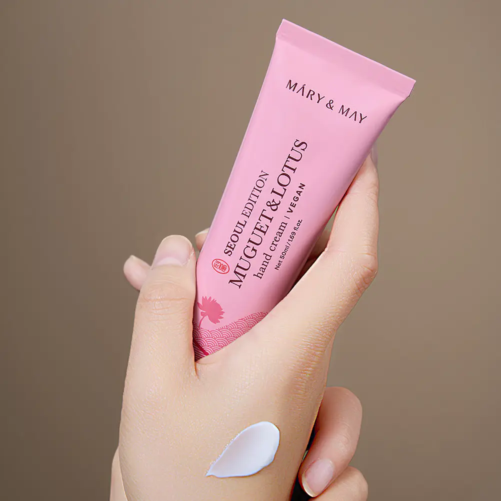 MARY & MAY Muguet & Lotus Hand Cream 50ml | Crema de manos hidratante y suavizante 2