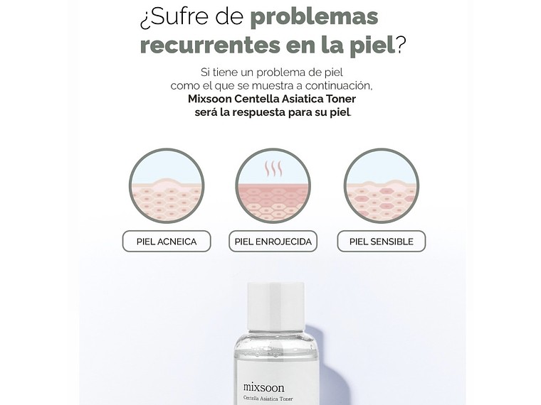 MIXSOON | Tónico Facial Calmante Centella Asiatica – 150 ml 3