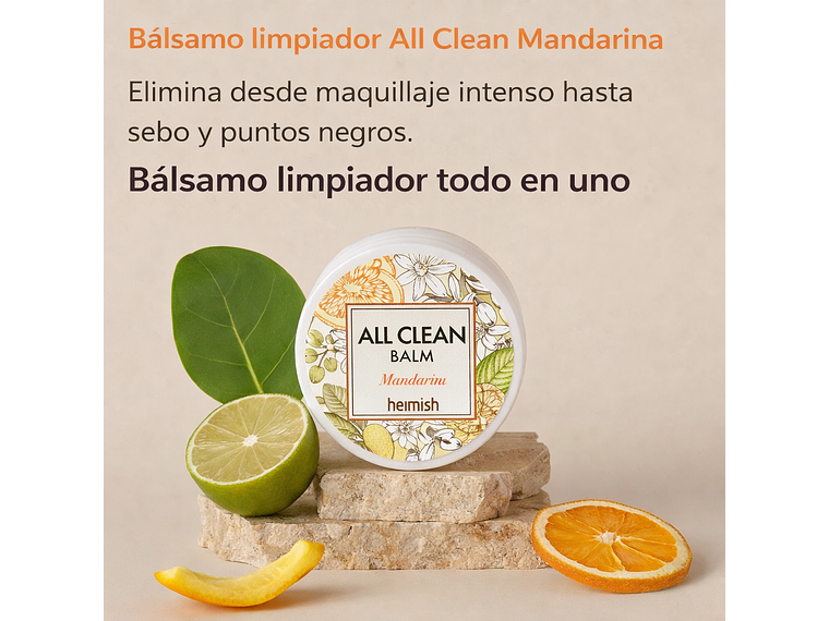 HEIMISH | Bálsamo Desmaquillante All Clean Balm Mandarin – 120 ml 3