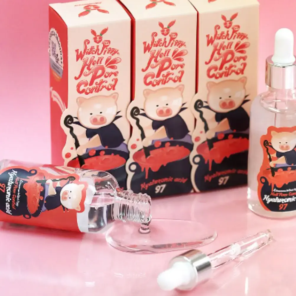 ELIZAVECCA Witch Piggy Hell Pore Hyaluronic Acid Serum 97% 50ml | Sérum hidratante con ácido hialurónico 3