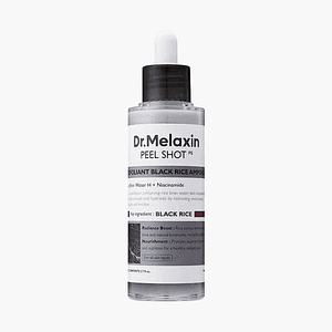DR.MELAXIN | Peel Shot Exfoliating Black Rice Ampoule – Ampolla Exfoliante Purificante de Arroz Negro