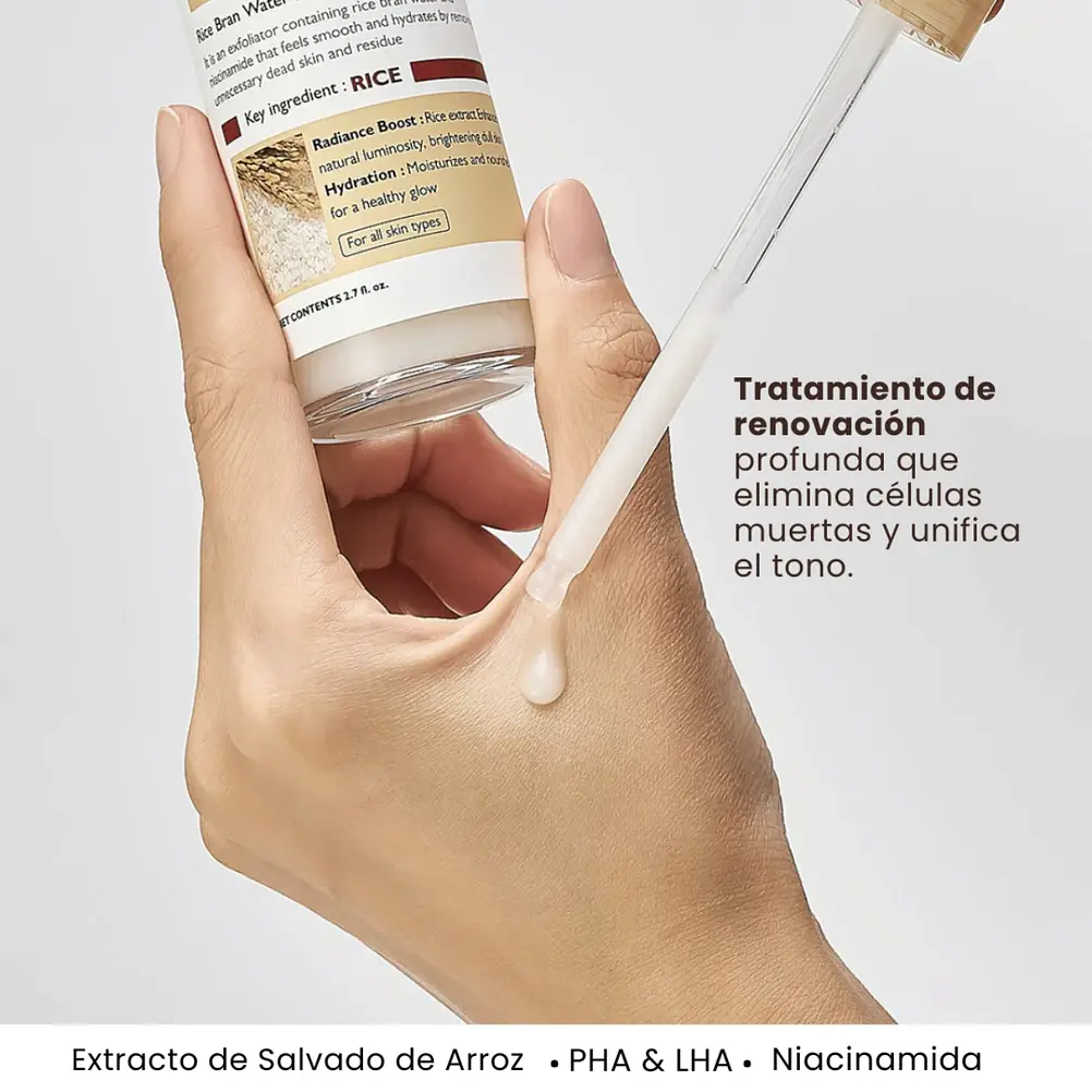 DR. MELAXIN Peel Shot Exfoliating White Rice Ampoule 80ml | Ampolla exfoliante iluminadora de arroz blanco 2