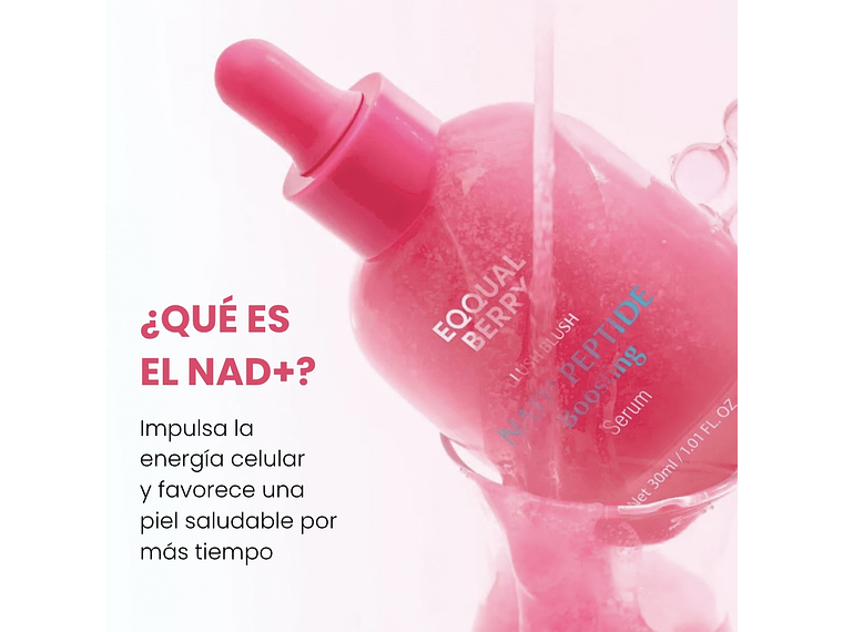 EQQUALBERRY | NAD+ Peptide Boosting Serum – Suero Reafirmante 30ml 2