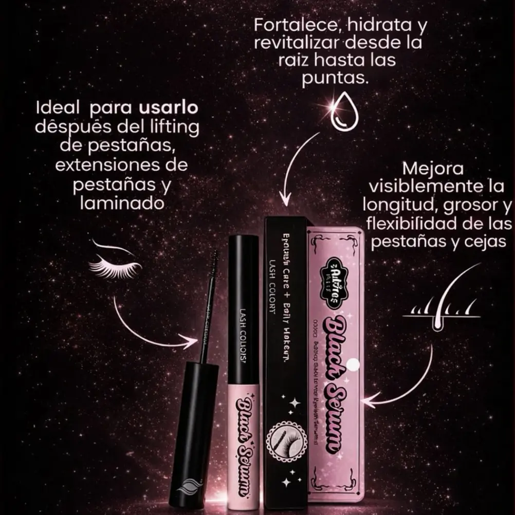 PULUK Adore Black Serum | Tratamiento fortalecedor para pestañas y cejas 2