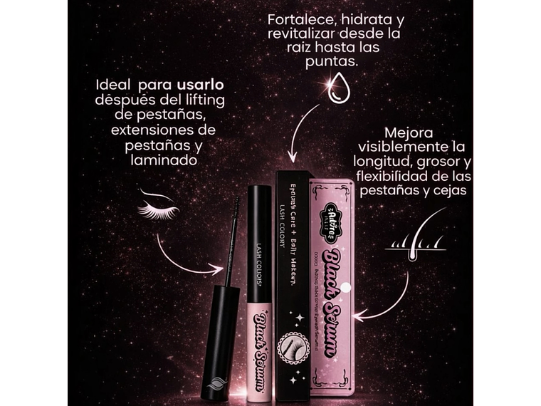 PULUK | Adore Black Serum – Tratamiento Fortalecedor de Pestañas con Color Negro 2