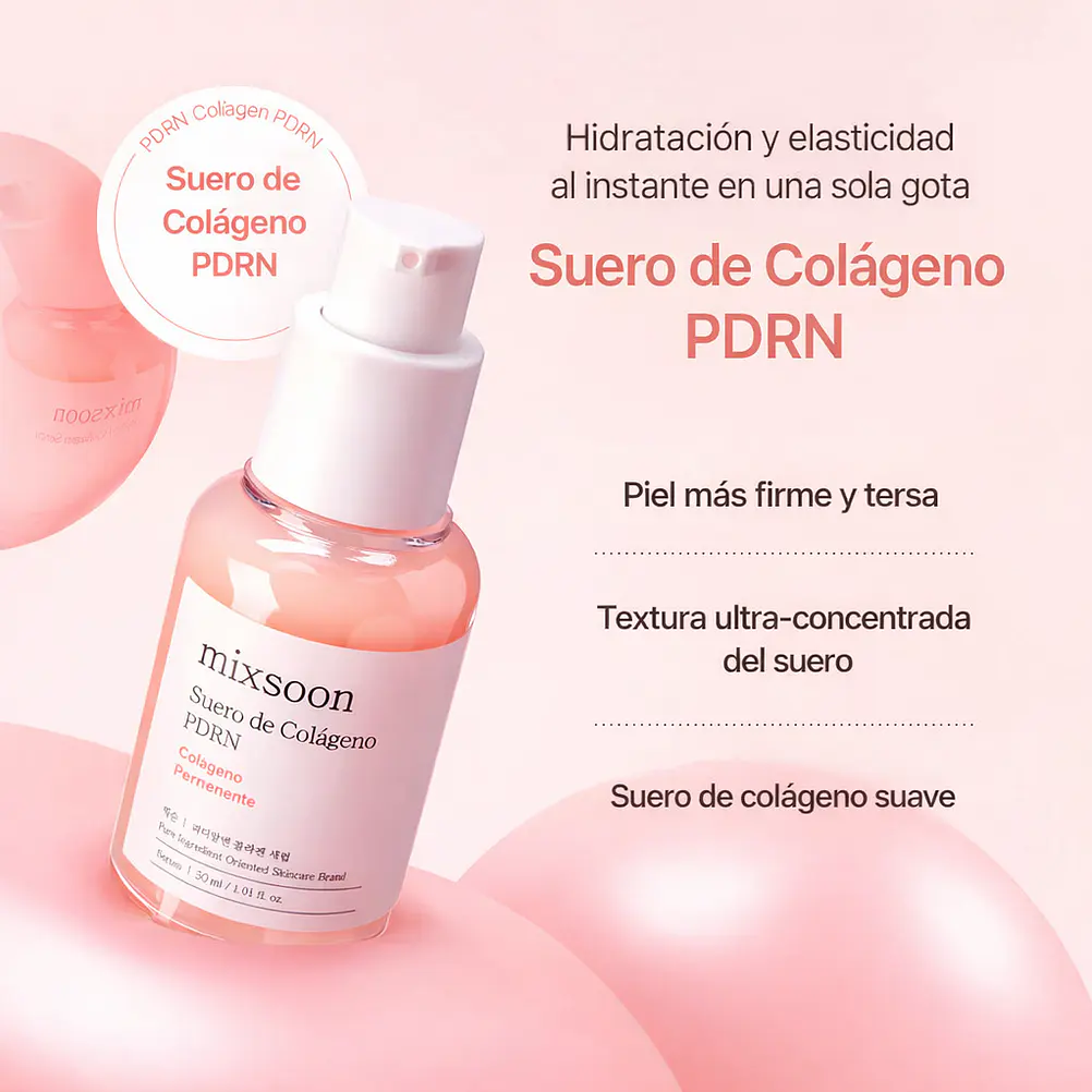 MIXSOON PDRN Collagen Serum 30ml | Sérum reafirmante con colágeno 2