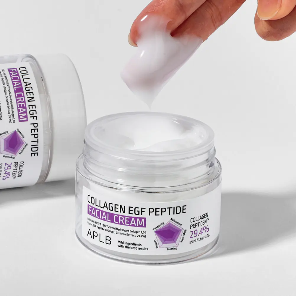 APLB Collagen EGF Peptide Facial Cream 55ml | Crema facial reafirmante con colágeno y péptidos 3