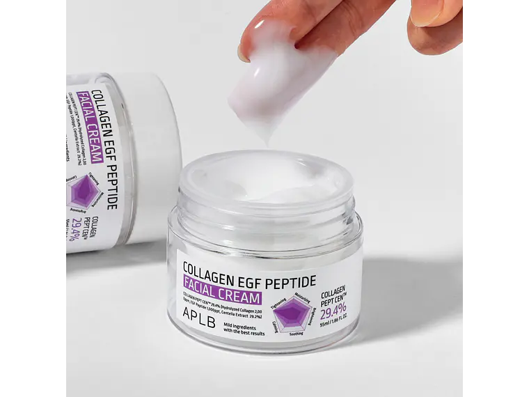 APLB | Collagen EGF Peptide Facial Cream – Crema Facial Reafirmante - 55 ml 3