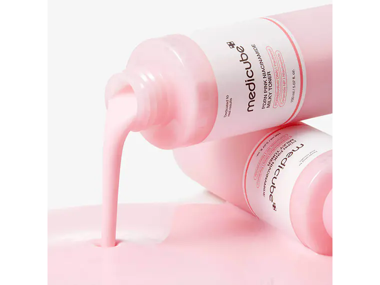 MEDICUBE | PDRN Pink Niacinamide milky – Tónico Iluminador Hidratante | 150 ml 2
